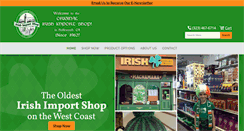 Desktop Screenshot of irishimportshop.com