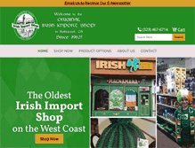 Tablet Screenshot of irishimportshop.com